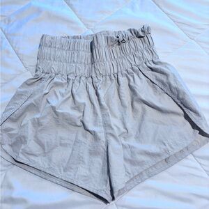 Zenana Outfitters Cream Ruched Skirt